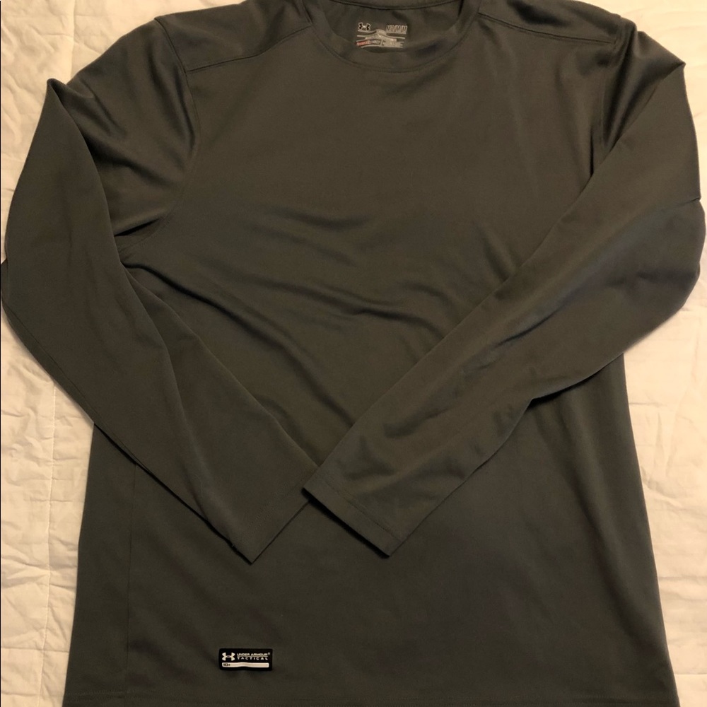 Under Armour HeatGear Long Sleeve Medium Grey